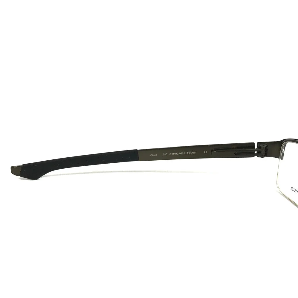 Boomstand Eyeglasses Frames Boomstand OX5042-0352 Pewter Gray Half Rim 52-19-140